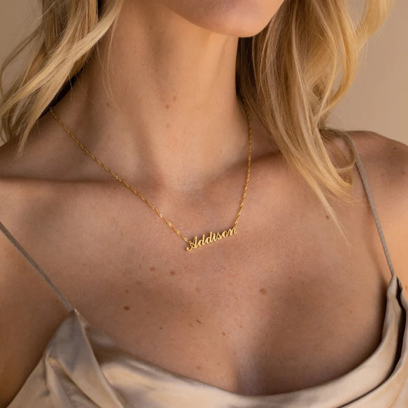 18k Gold/Silver Custom Name Chain