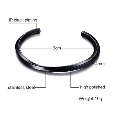 Bracelet minimaliste torsadé pour homme, taille unique