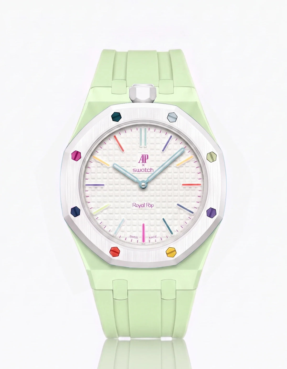 combo::mint::rubber-strap-for-ap-x-swatch-royal-pop-mint