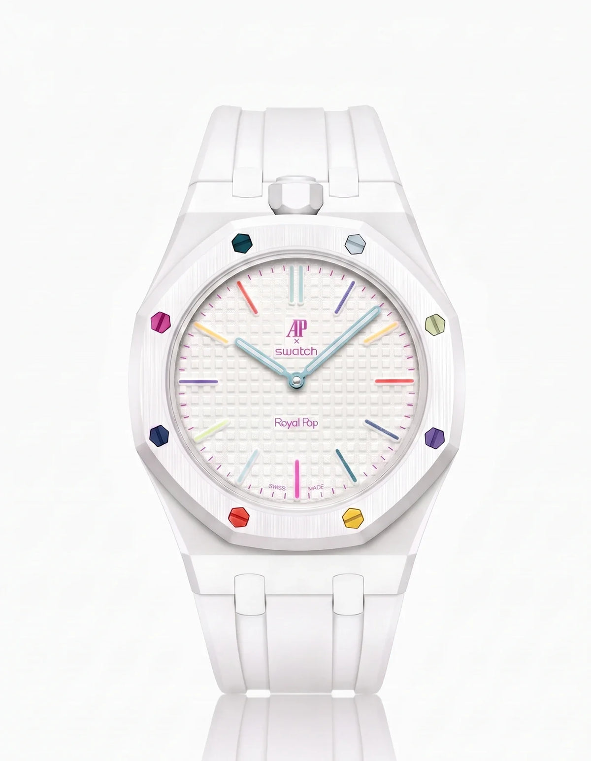combo::white::rubber-strap-for-ap-x-swatch-royal-pop-white