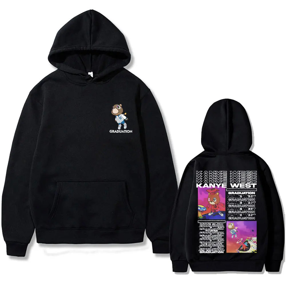 Kanye West Graduation Bear Graphic Hoodie