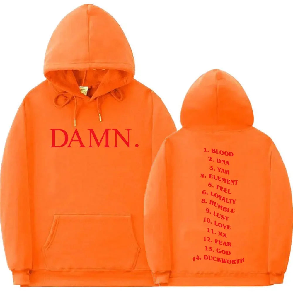 Verdammt Kendrick Lamar Grafik Hoodies Pullover Sweatshirt