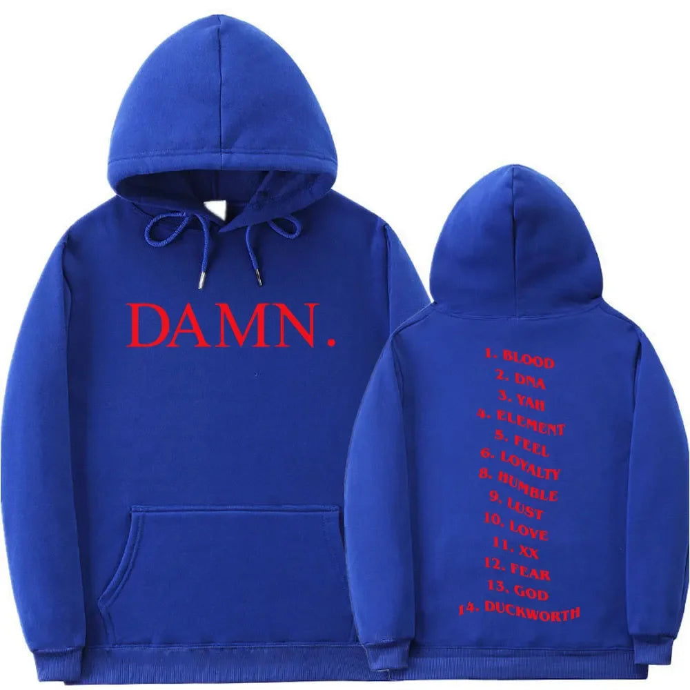 Verdammt Kendrick Lamar Grafik Hoodies Pullover Sweatshirt
