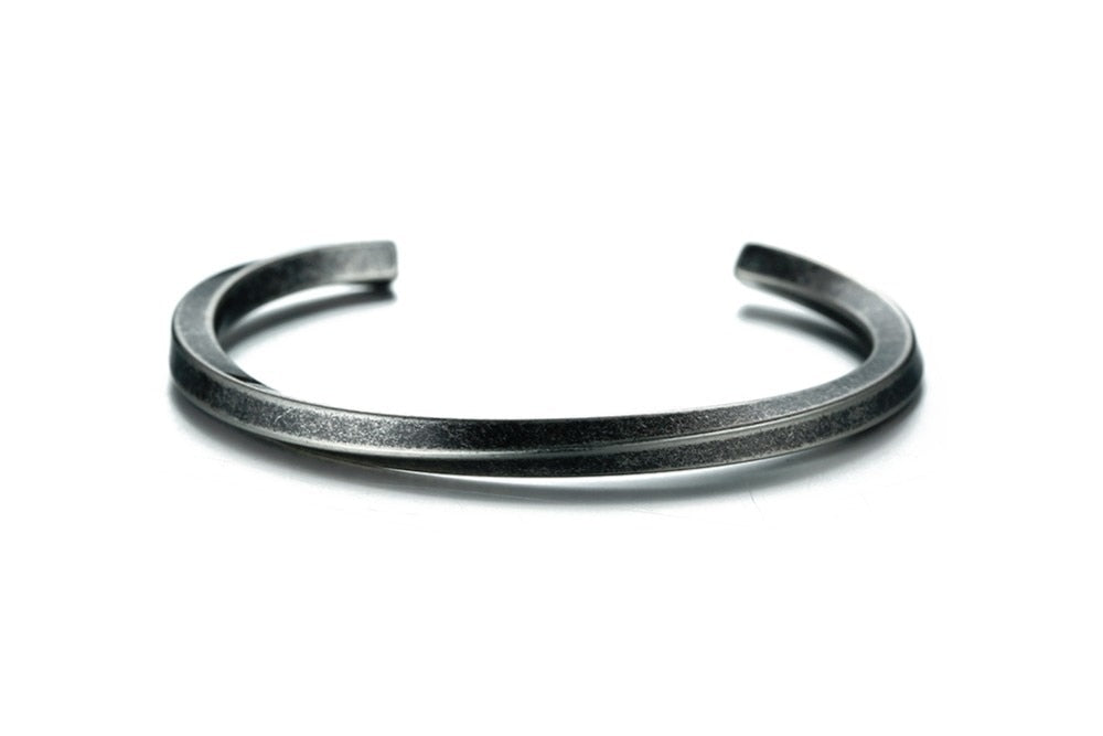 Bracelet minimaliste torsadé pour homme, taille unique