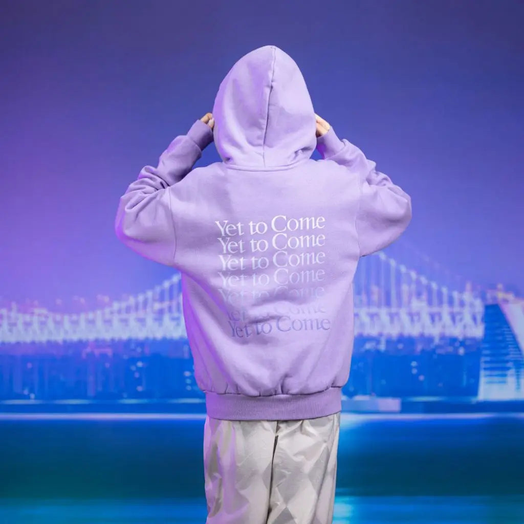 Yet to Come Purple Zip up Hoodie