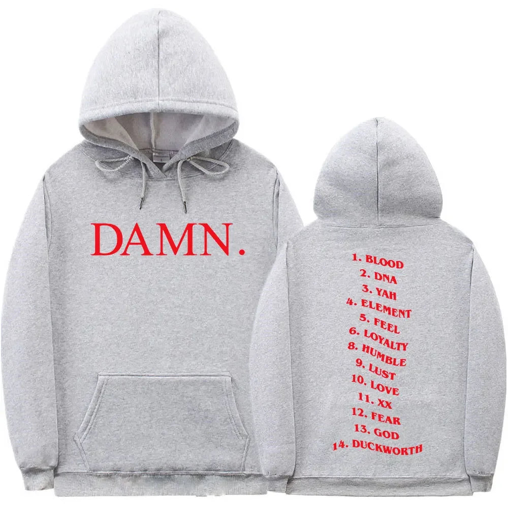 Verdammt Kendrick Lamar Grafik Hoodies Pullover Sweatshirt
