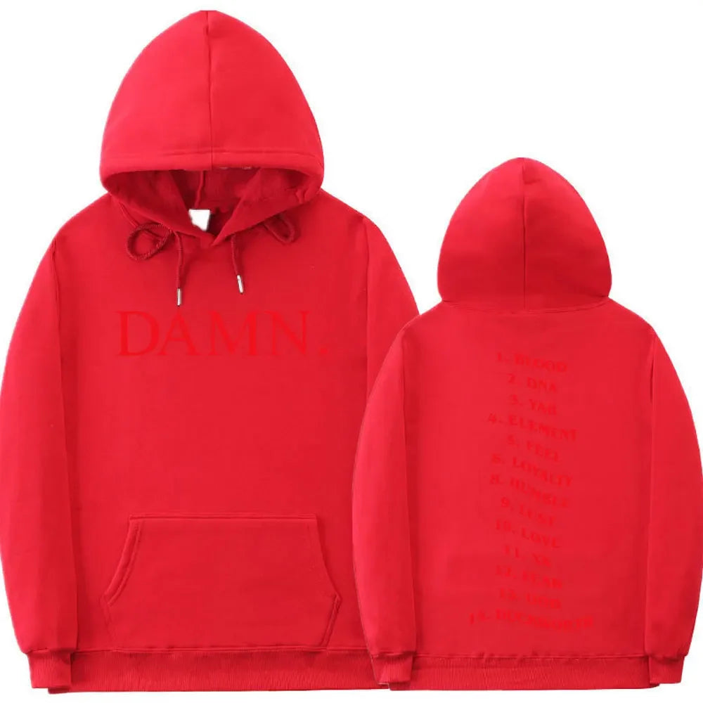 Verdammt Kendrick Lamar Grafik Hoodies Pullover Sweatshirt