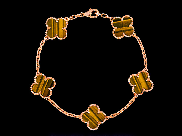 Clover Motif Alhambra Bracelet - 18k Gold