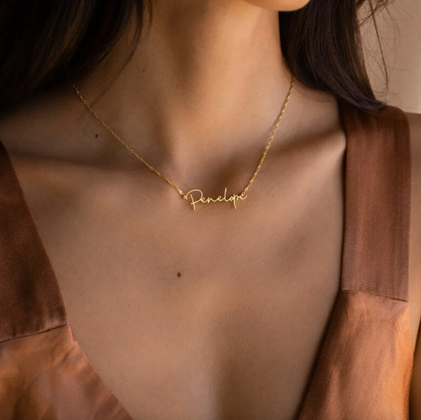 18k Gold/Silver Custom Name Chain