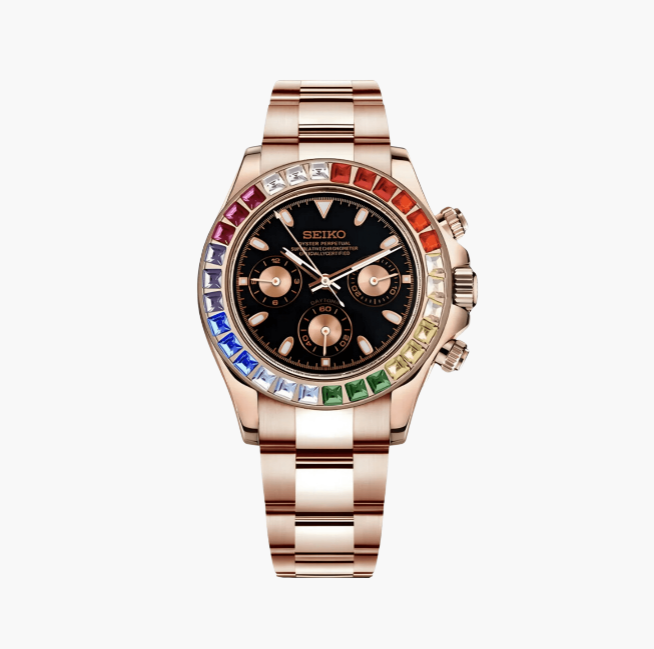 Seiktona Daytona | Rose Gold Rainbow