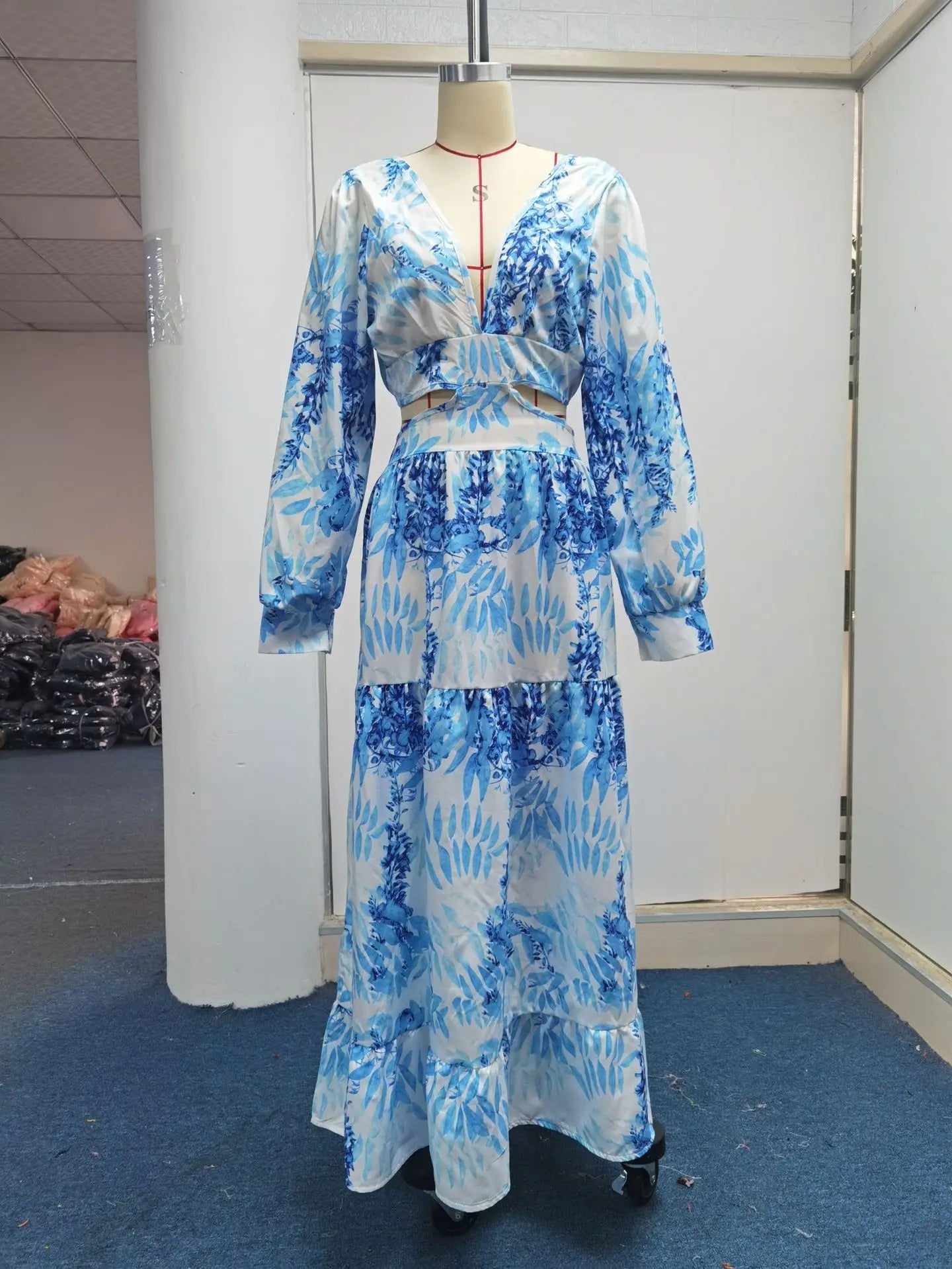 Robe longue de plage parisienne