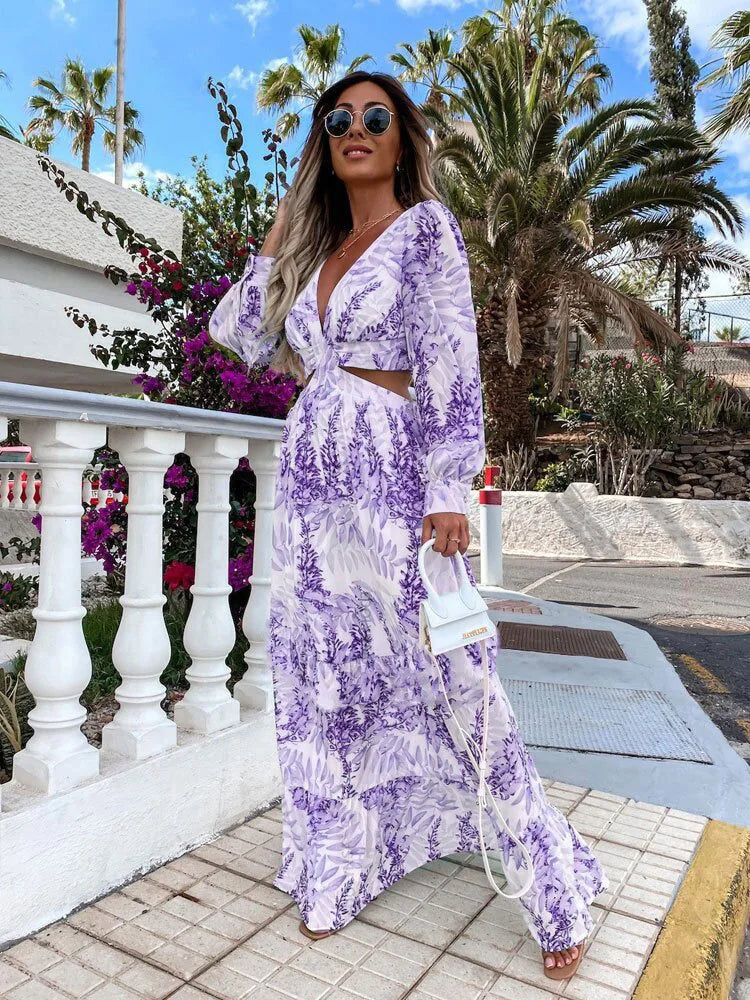 Robe longue de plage parisienne