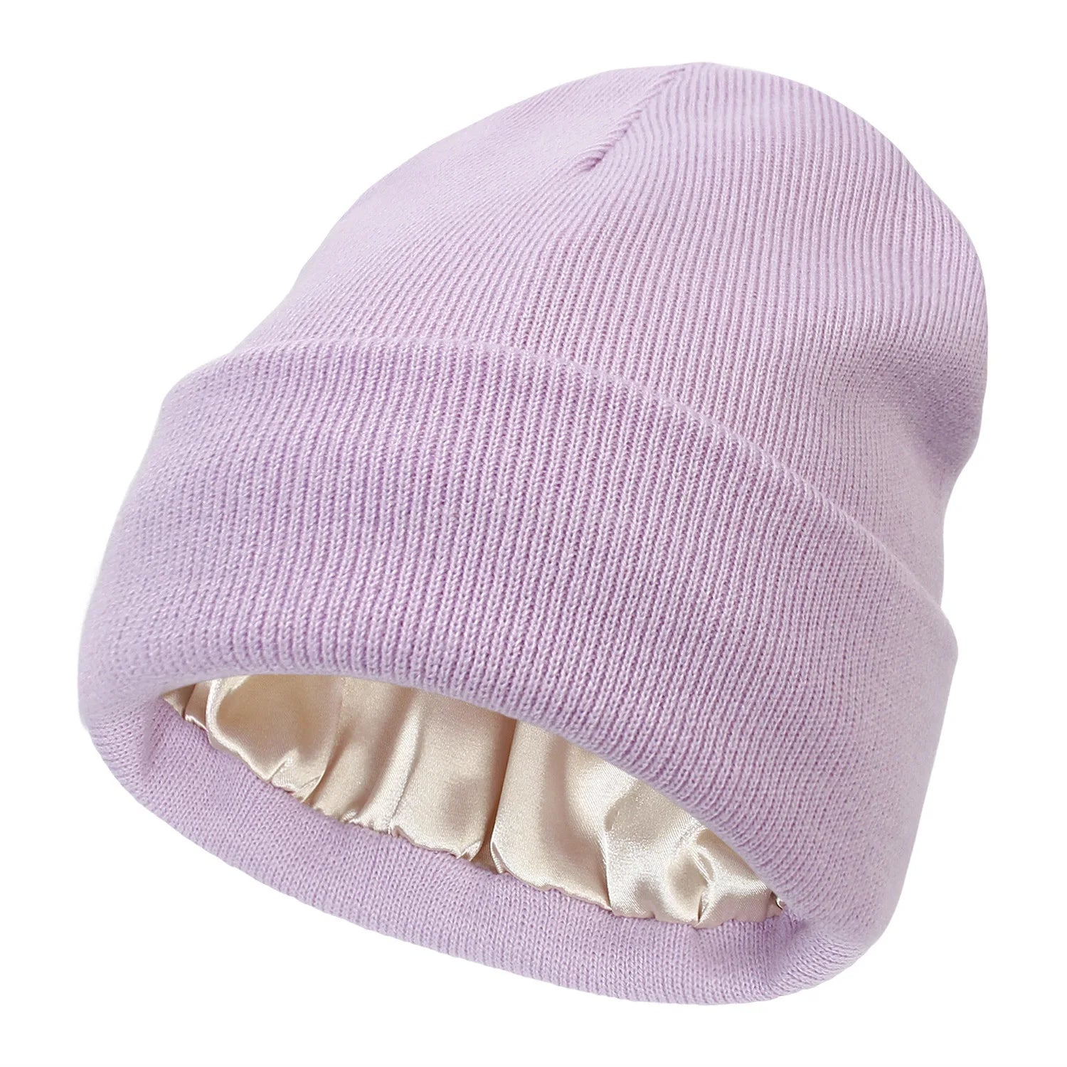 Beanie aus Satinhaar ohne Frizz