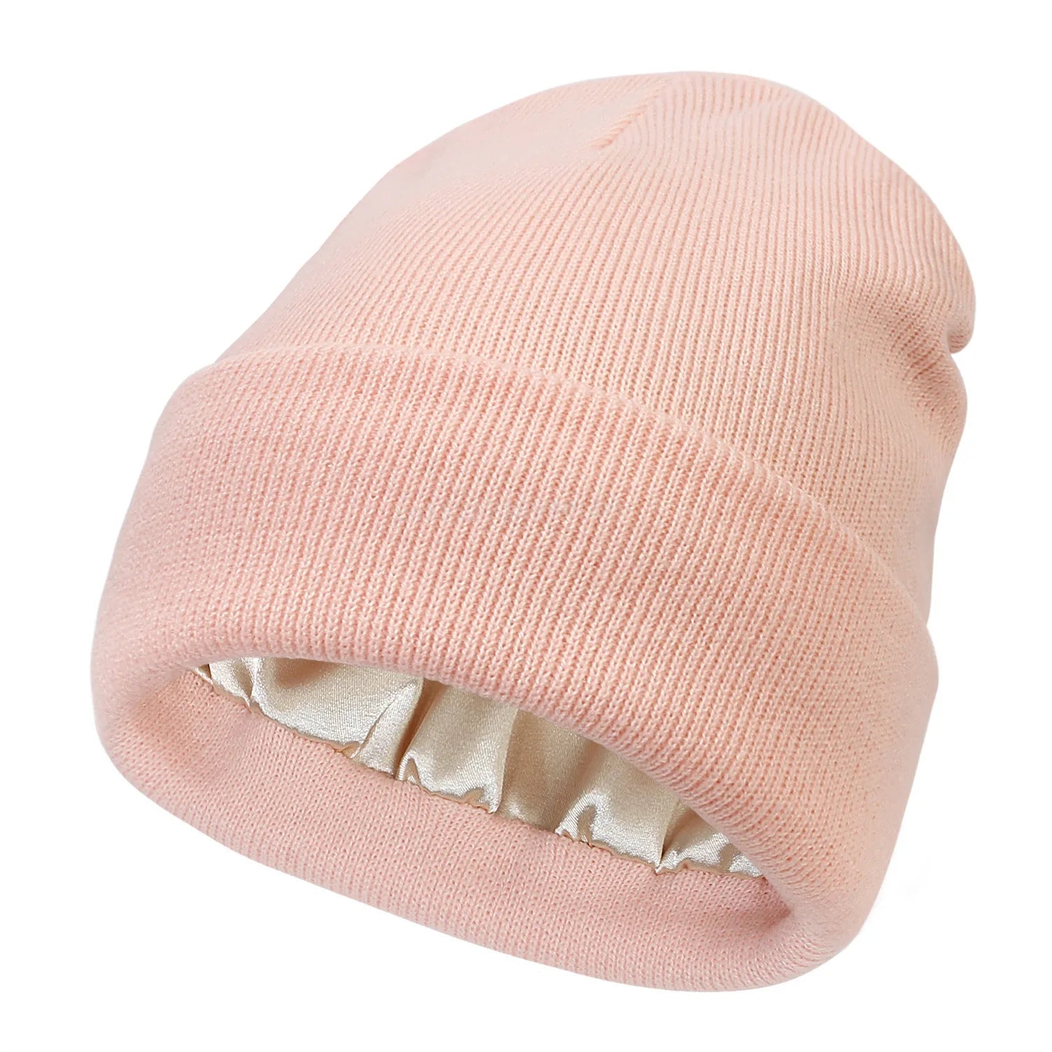 Beanie aus Satinhaar ohne Frizz