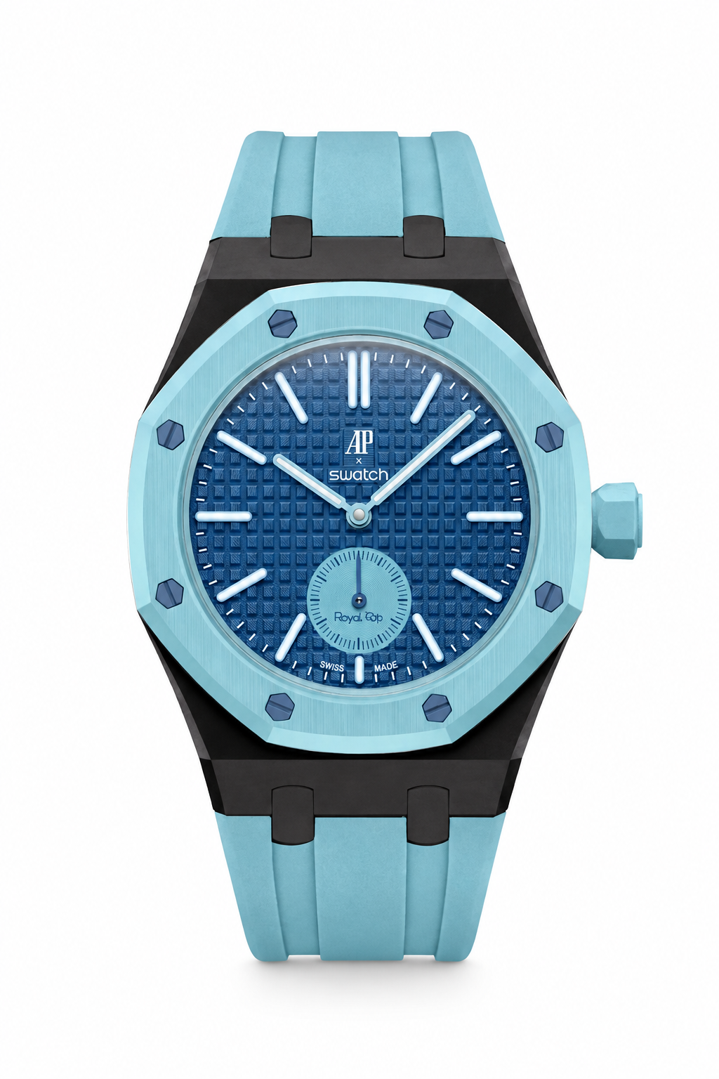 combo::black::rubber-strap-for-ap-x-swatch-royal-pop-lan-ba-blue