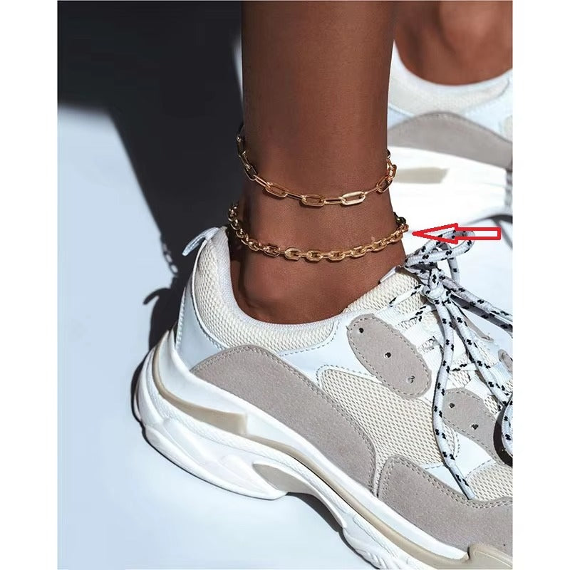 4MM 14K Gold Plated Curb Link Bracelet