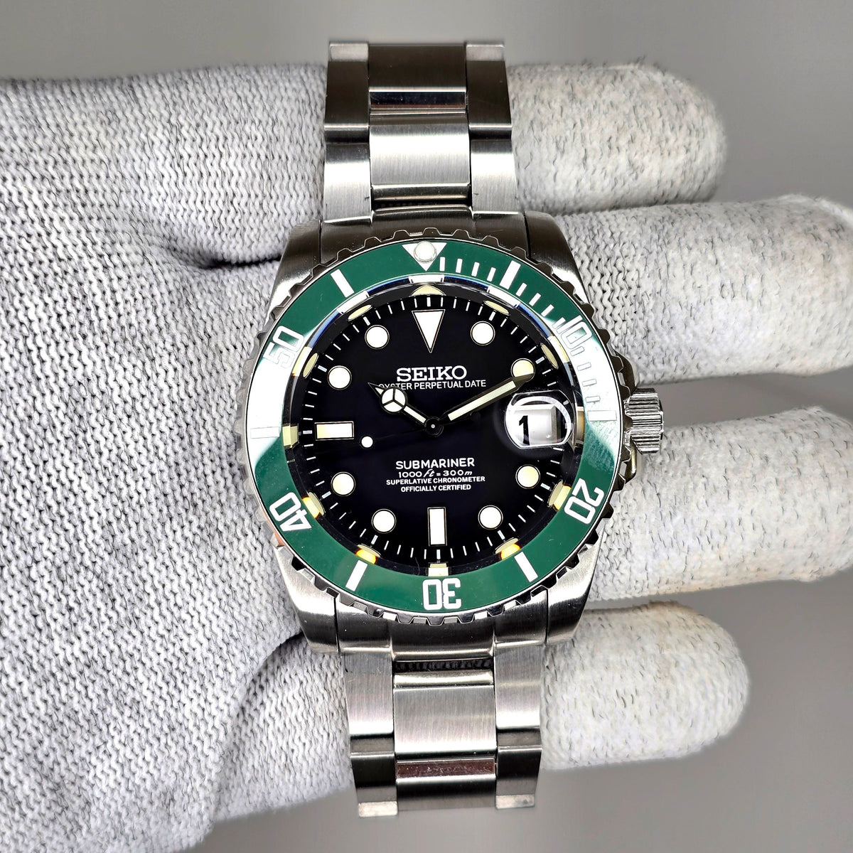 SEIKO MOD SUBMARINER | BLACK HULK