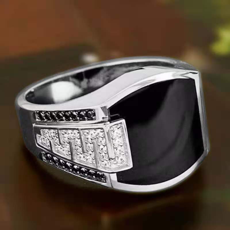 VVS Jewelry hip hop jewelry 6 / Silver Vintage Turkish Ring For Men