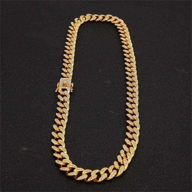 VVS Jewelry hip hop jewelry Cuban VVS Jewelry Gold/Silver Cuban Chain + FREE Cuban Bracelet Bundle - (TODAY ONLY)