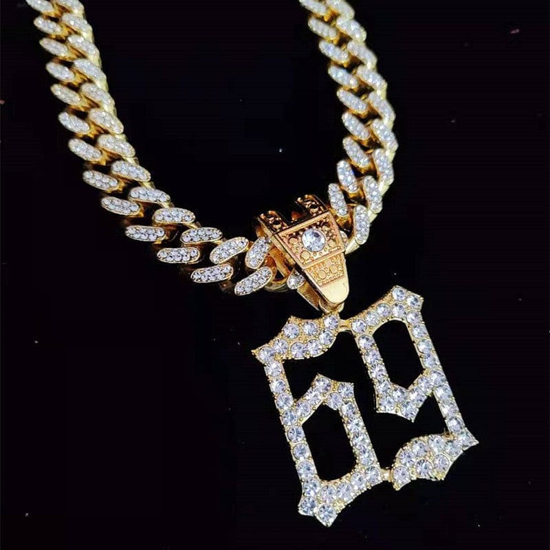 VVS Jewelry hip hop jewelry Iced Tekashi 6ix9ine Inspired Pendant Chain