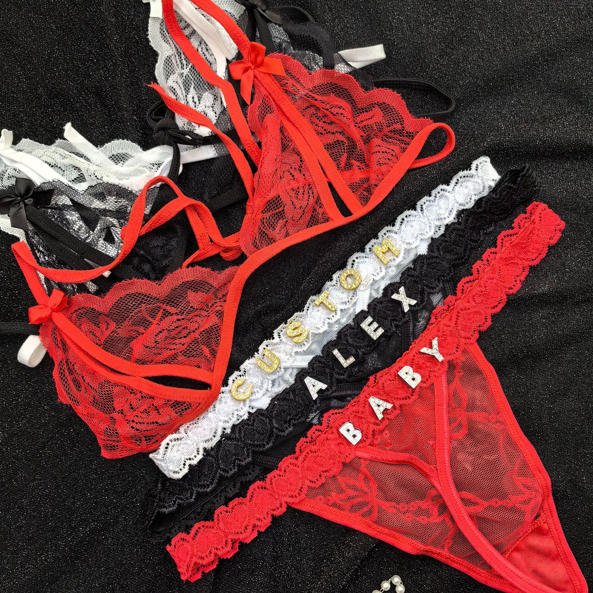 Custom Lace Underwear Sexy Lingerie Set