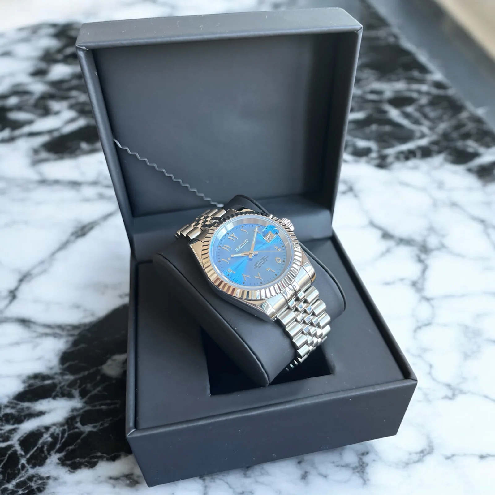 Seiko Mod Nautilus | Tiffany Blue
