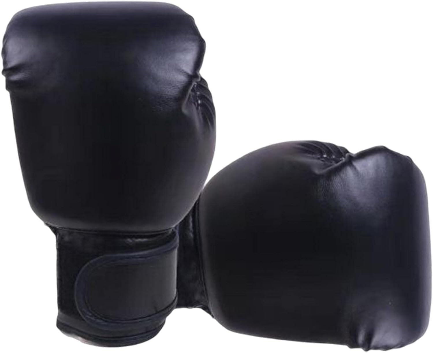 Black Leather Boxing Gloves