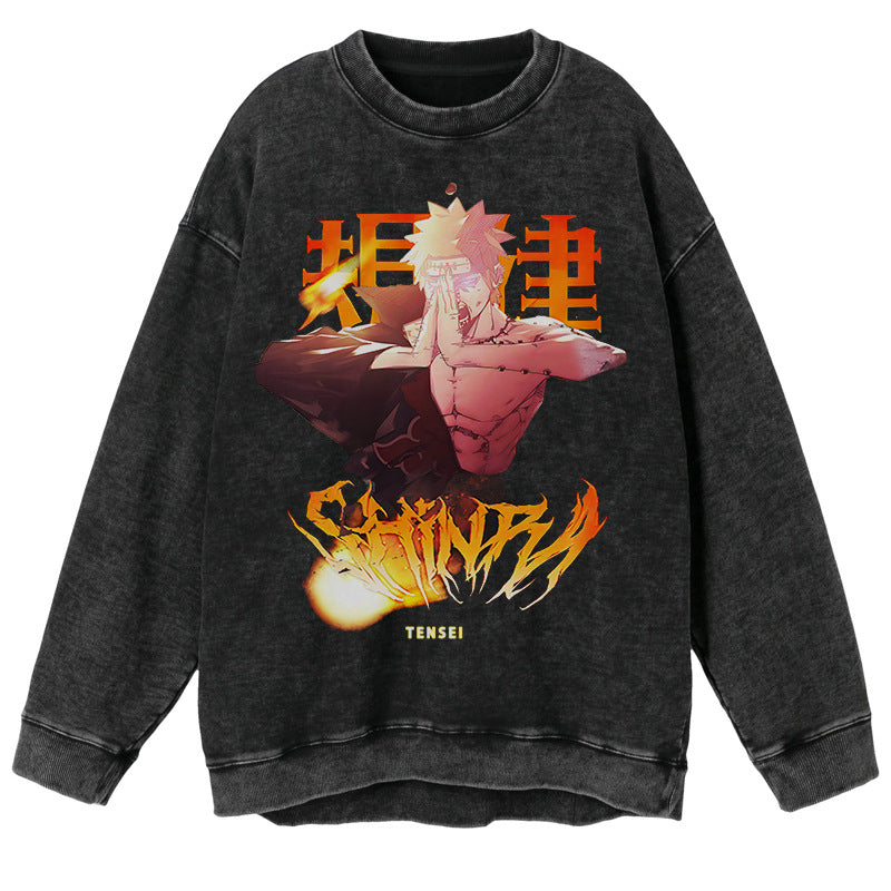 Retro Naruto Graphic Vintage Sweater