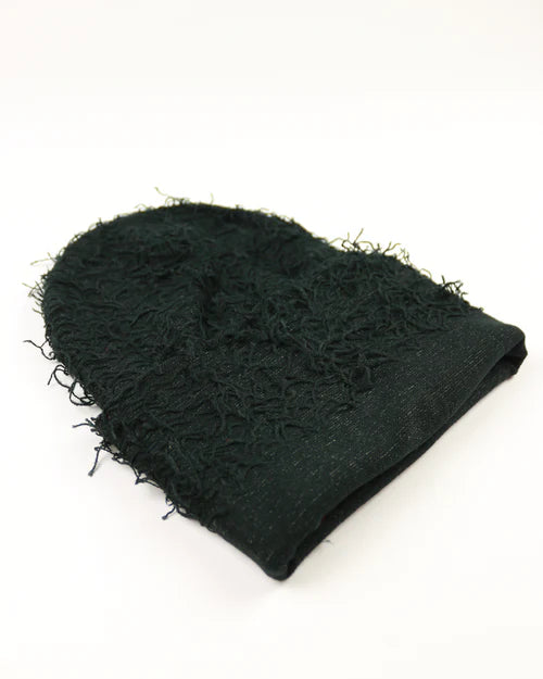 Black Distressed Balaclava