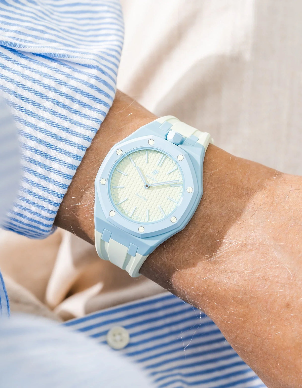 combo::light-blue::rubber-strap-for-ap-x-swatch-royal-pop-mint