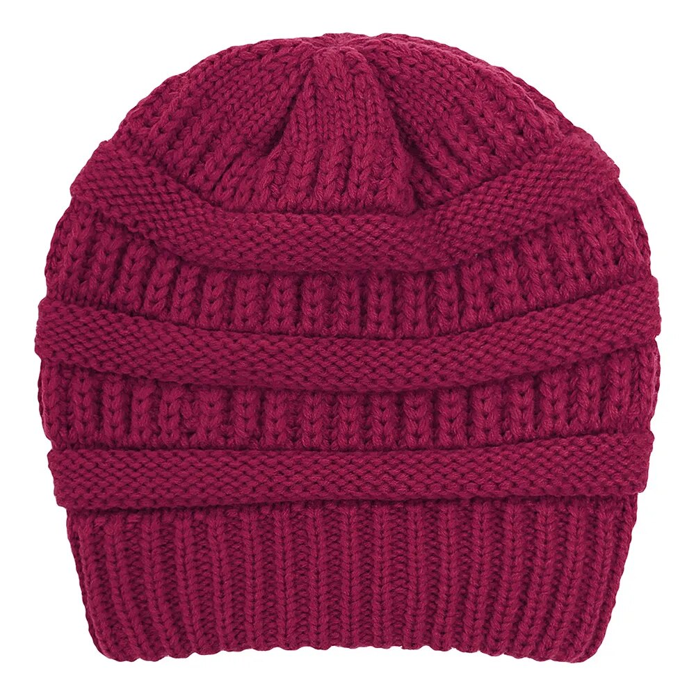 Winter Knit Satin Lined Beanies