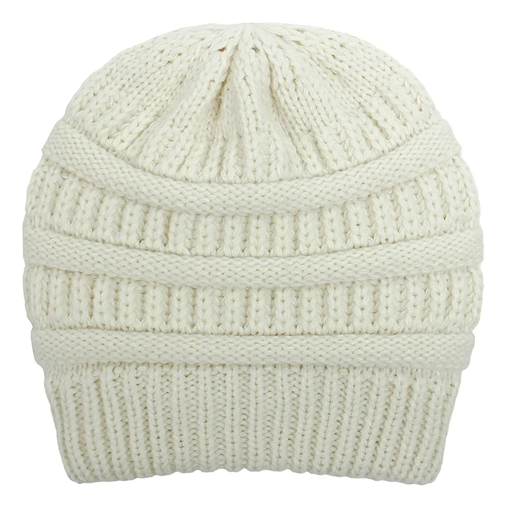 Winter Knit Satin Lined Beanies