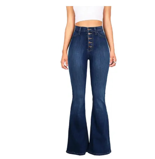 Damen Flare-Jeans aus Denim