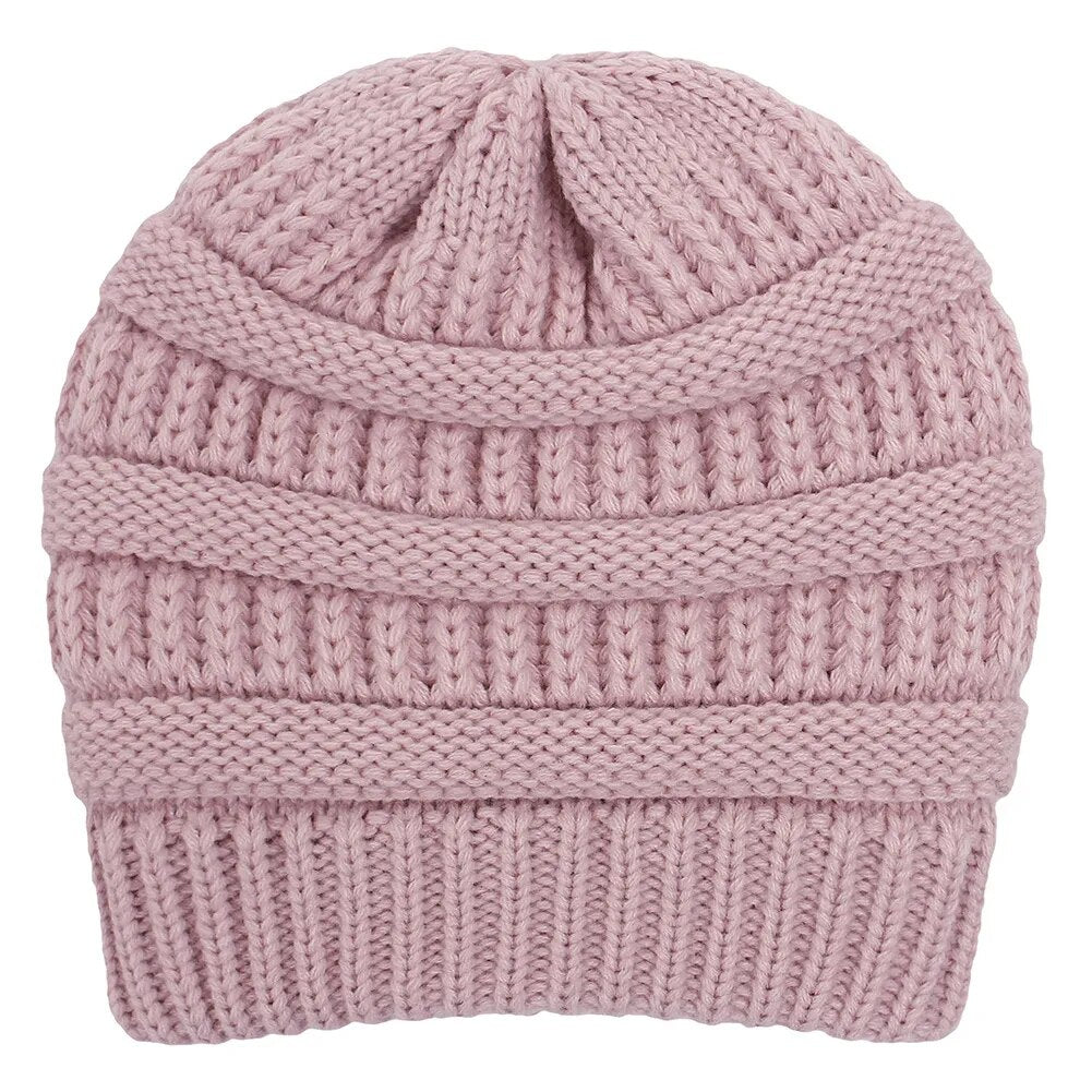 Winter Knit Satin Lined Beanies