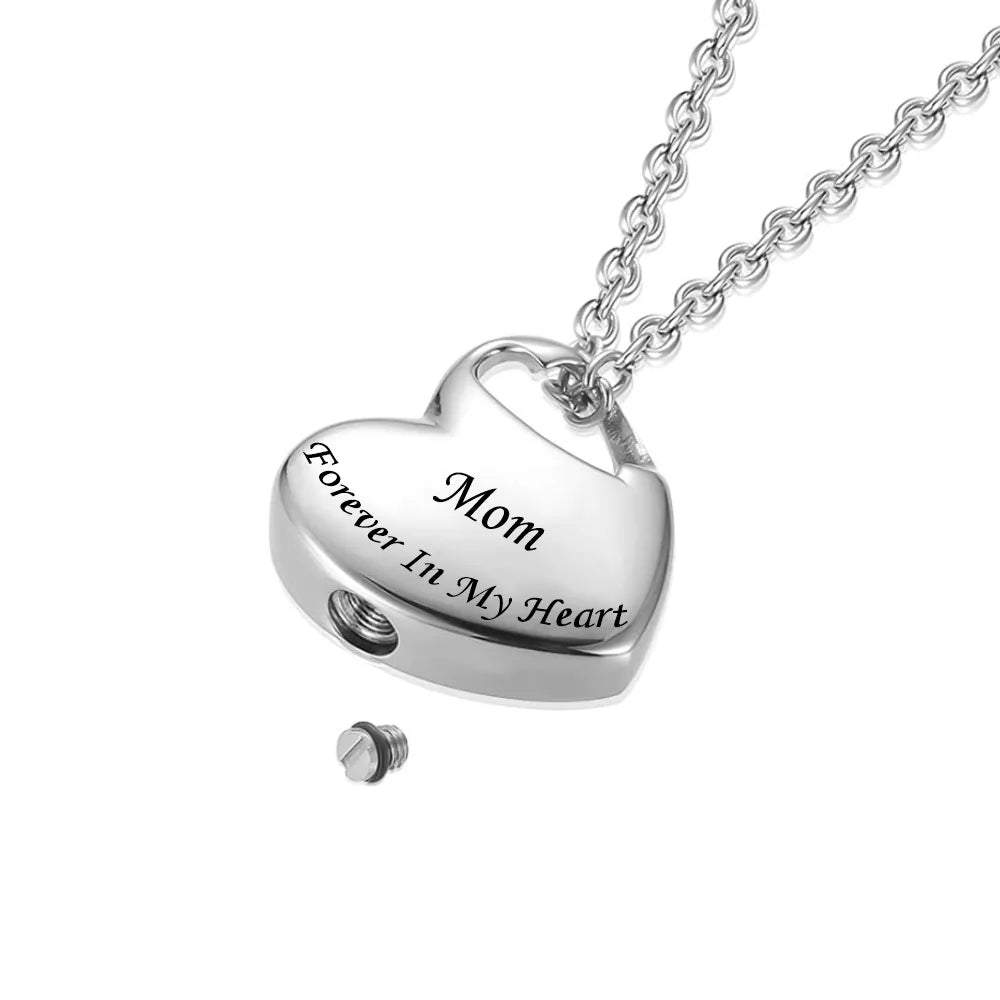 Heart Keepsake Urn Necklace