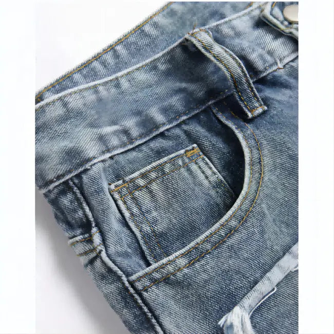 Baggy-Jeans aus Denim