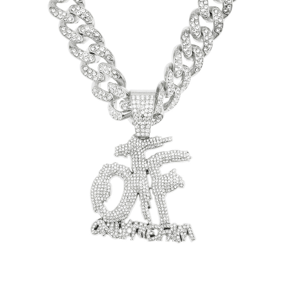 VVS Jewelry Lil Durk OTF "nur die Familie" Replica Cuban Chain