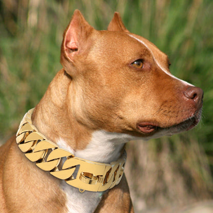 Big Dawg Smooth Cuban Link Hundehalsband