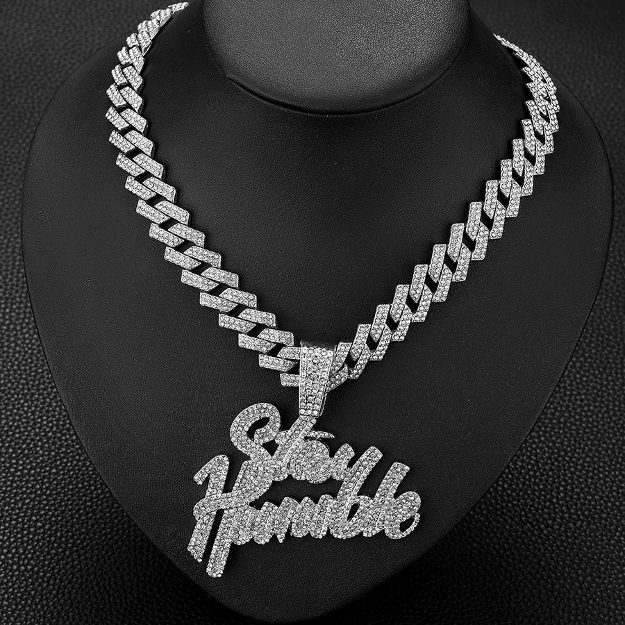 STAY HUMBLE Pendant + Cuban Chain