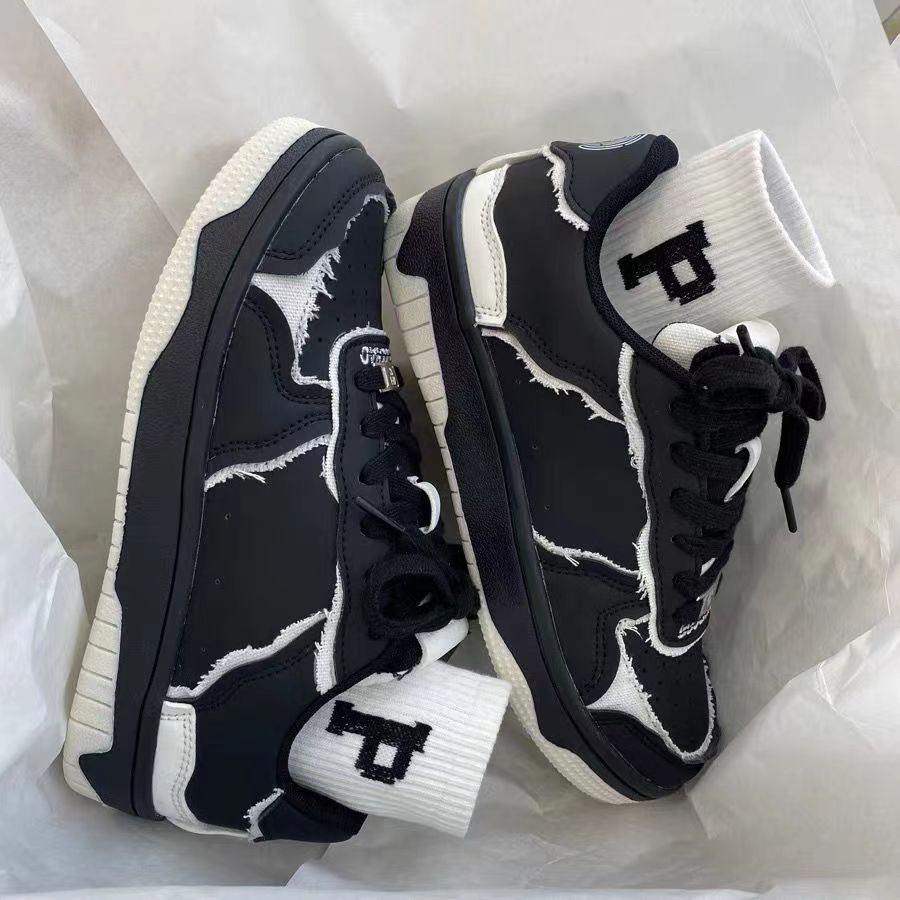 Black and White Panda Shoes