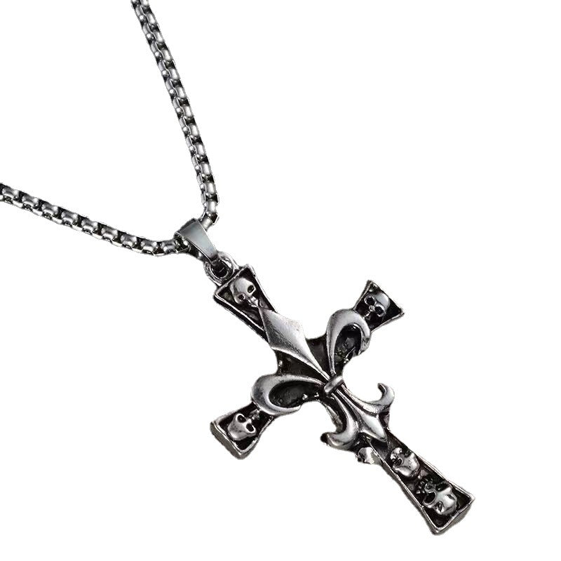 Skull Cross Necklace