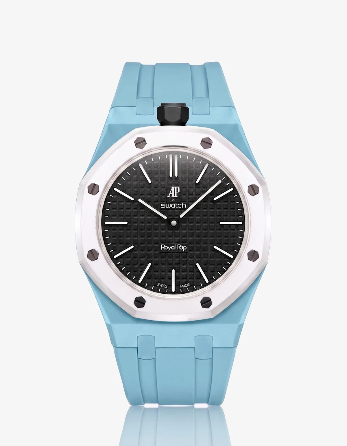 combo::light-blue::rubber-strap-for-ap-x-swatch-royal-pop-light-blue