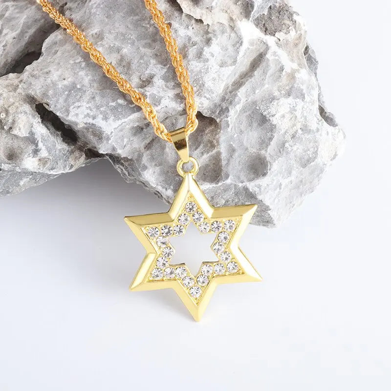 Classic Charm Judaism Amulet Pendant Necklace