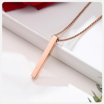 VVS Jewelry 5mm Men's Minimalist Box Pendant Chain