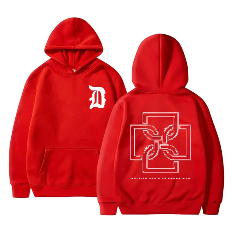 Duki Merch Graphic Hoodie