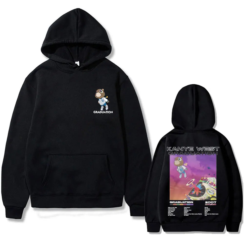 Kanye West Graduation Bear Graphic Hoodie