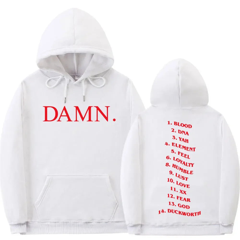 Damn Kendrick Lamar Graphic Hoodies Pullover Sweatshirt