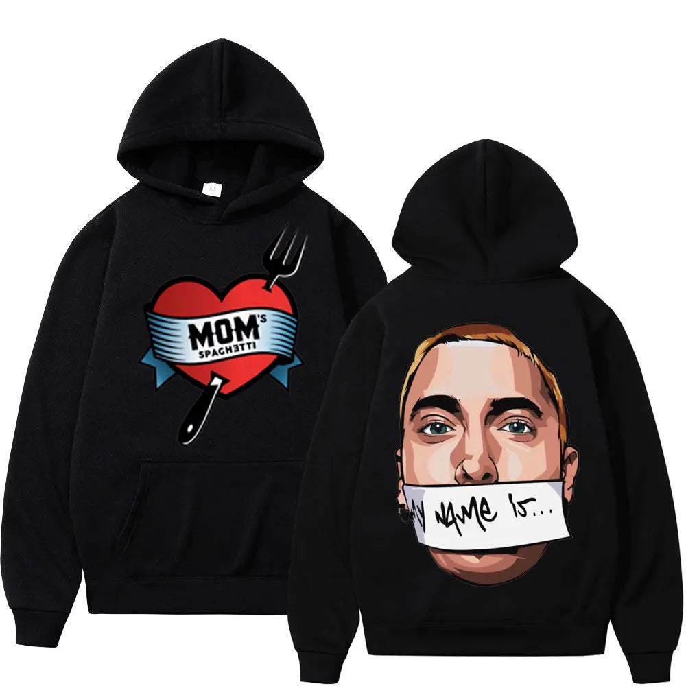 Eminem Mom's Spaghetti/My Name Is Graphic Hoodie