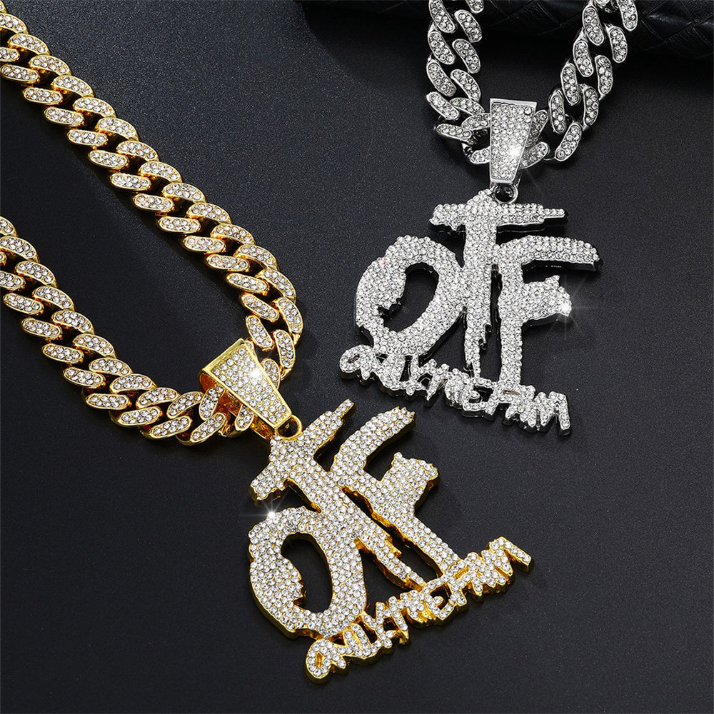 VVS Smycken Lil Durk OTF "bara familjen" Replica Cuban Chain