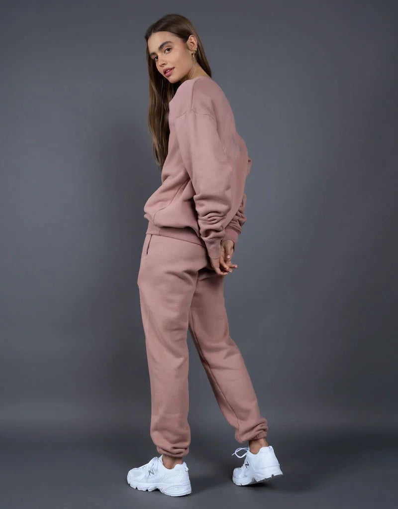 Comfy Sweatshirt & Sweatpants Two Piece Set